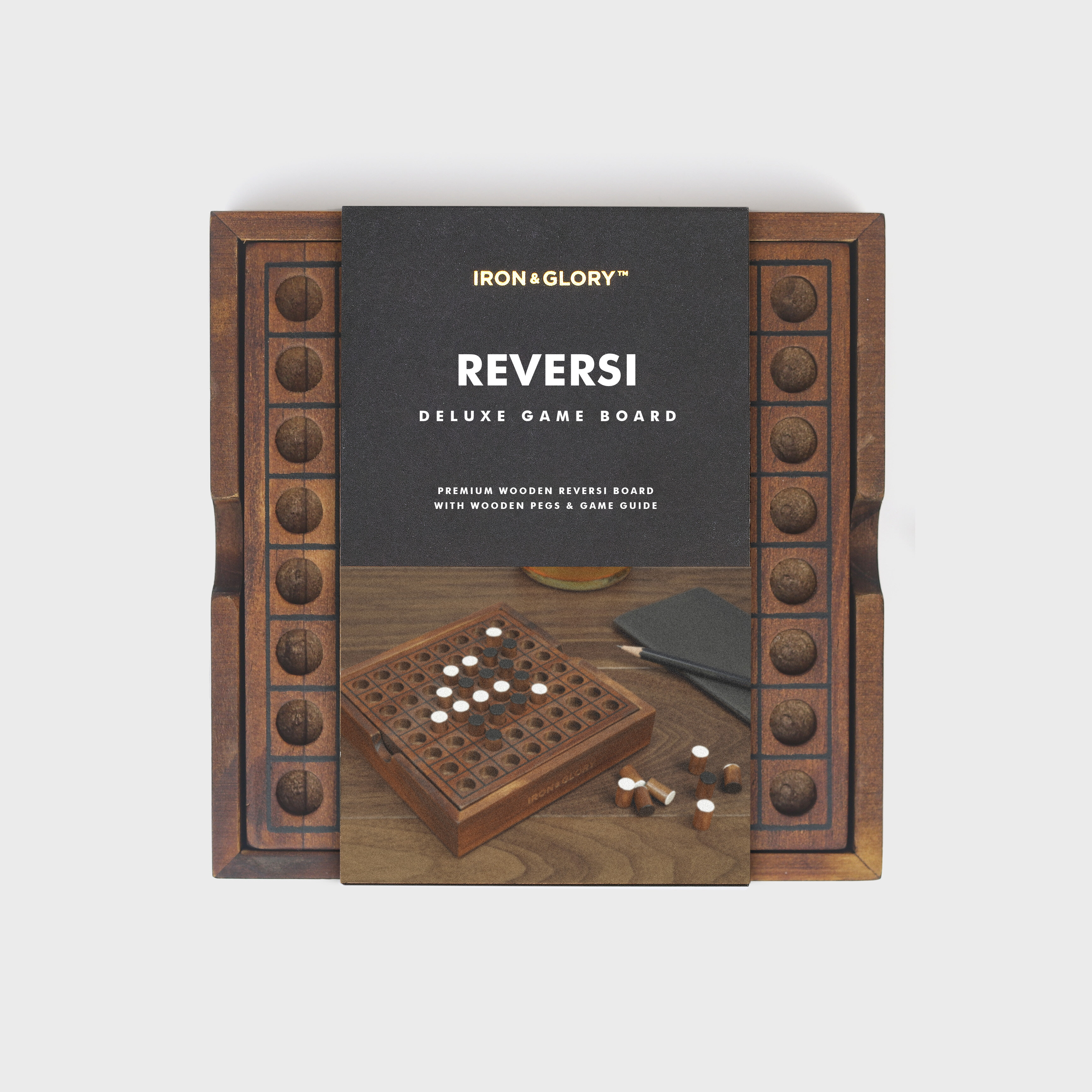 Wooden game Reversi