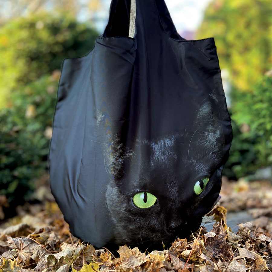 Tygkasse Rund Easy Bag Fashion- Katt
