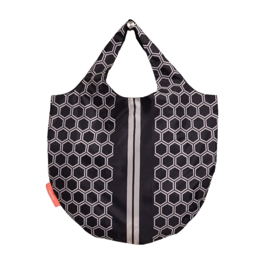 Tygkasse Rund Easy Bag Fashion - Hexagon