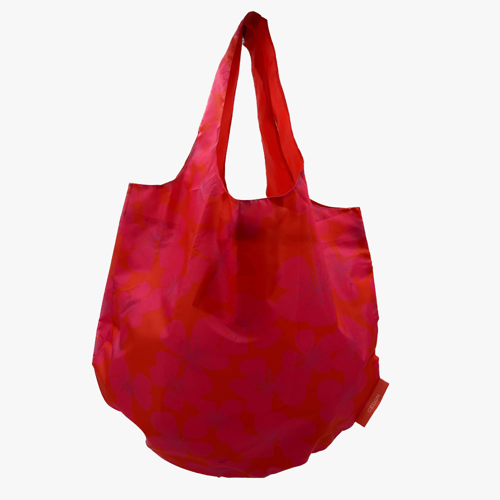 Tygkasse Rund  Easy Bag Fashion- Primel Röd Rosa