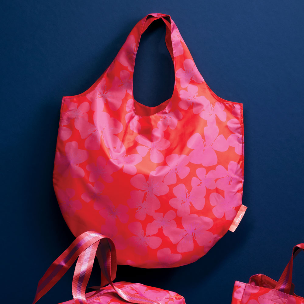 Tygkasse Primel Röd Rosa, Easy Bag Fashion