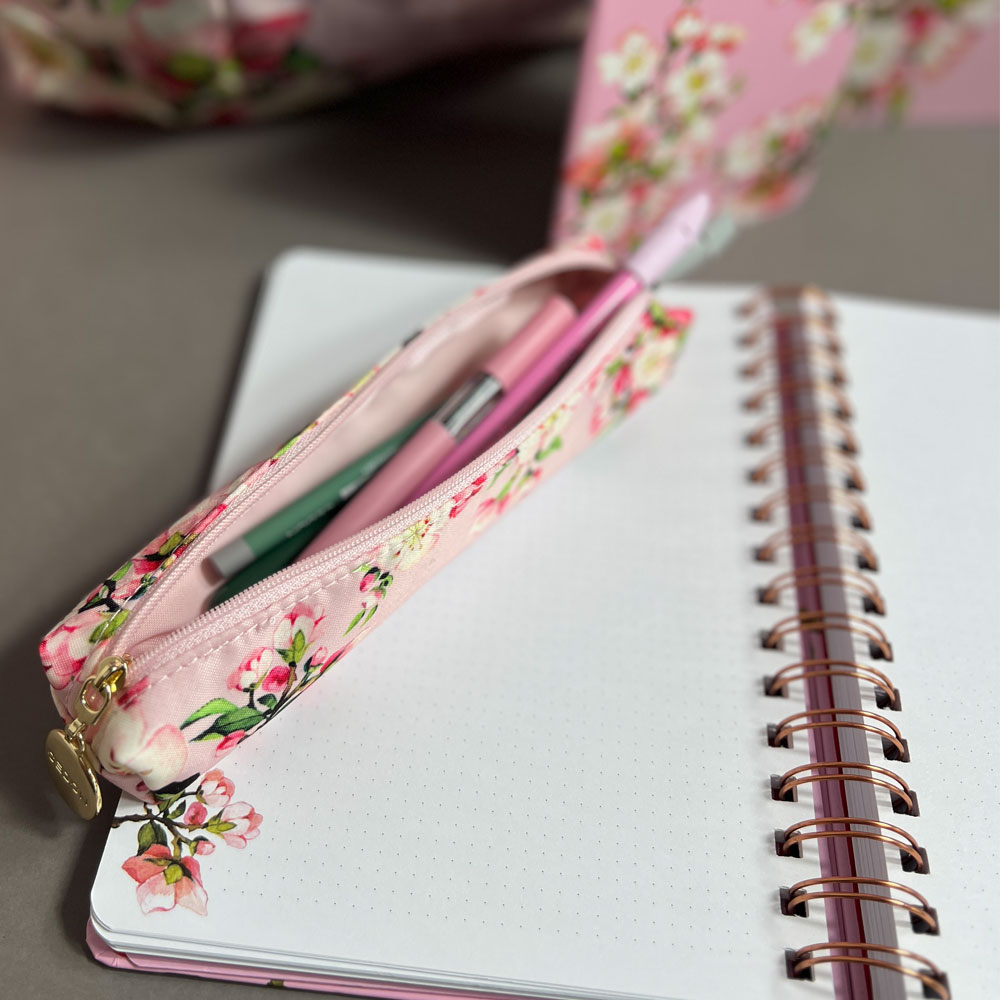 Easy Pencil Case Cherry blossom Pink