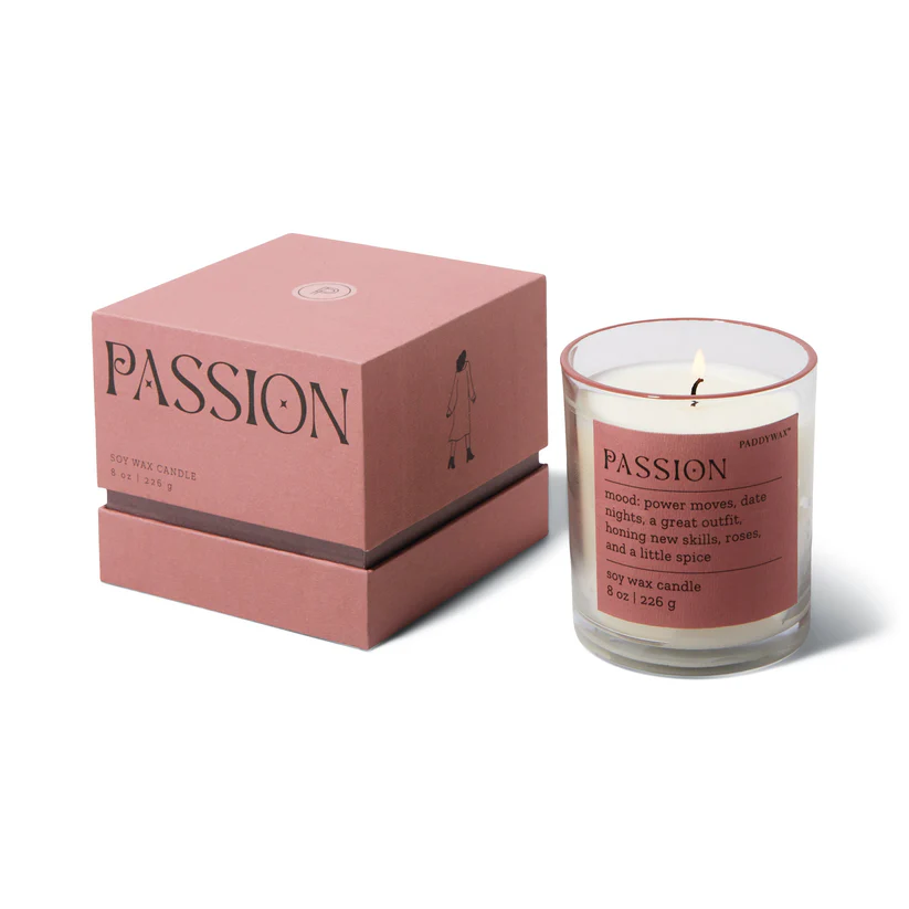 Scented candle Mood- Passion, Saffron Rose