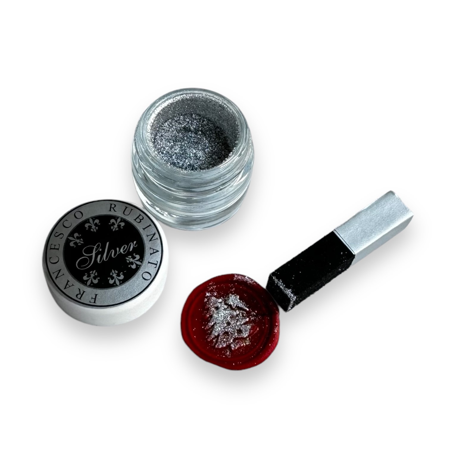 Metallic powder for Sigil Silver incl. applicator