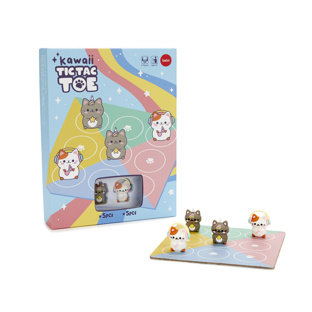 Game,Tic Tac Toe Kawaii,plastic,cartboard