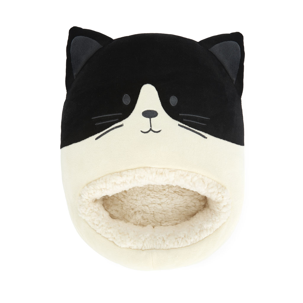 Foot Warmer,Kitty Frac,white/black,polyester