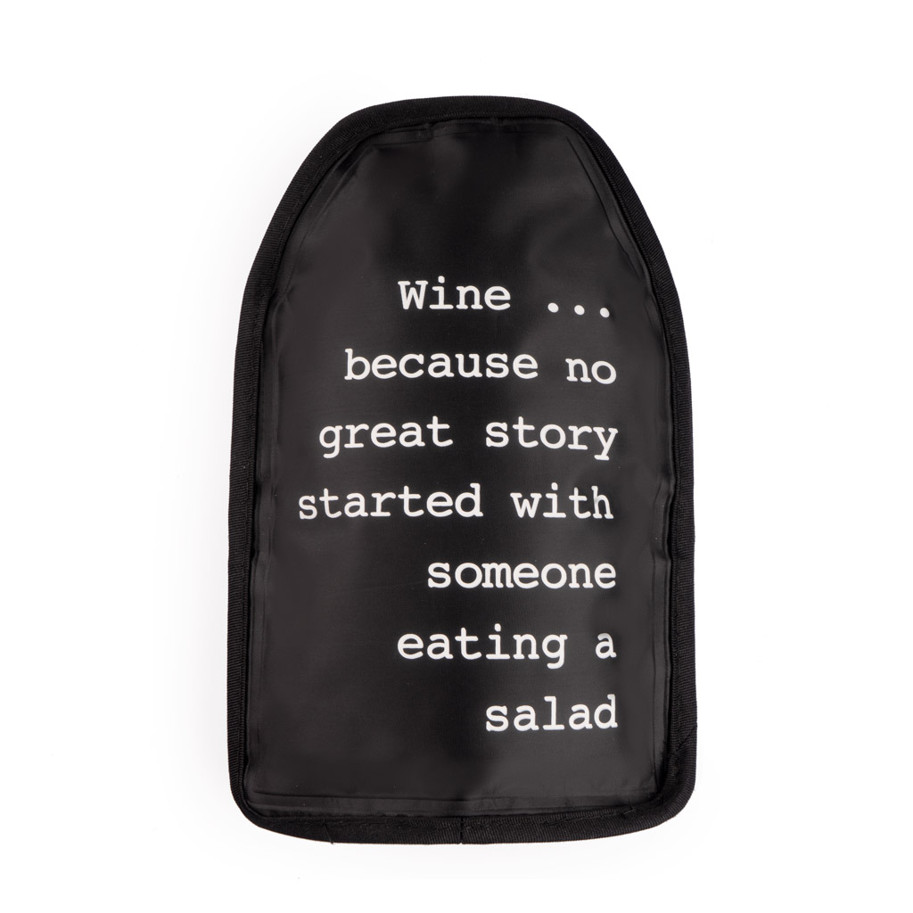 Wine cooler, Great Story, black, nylon