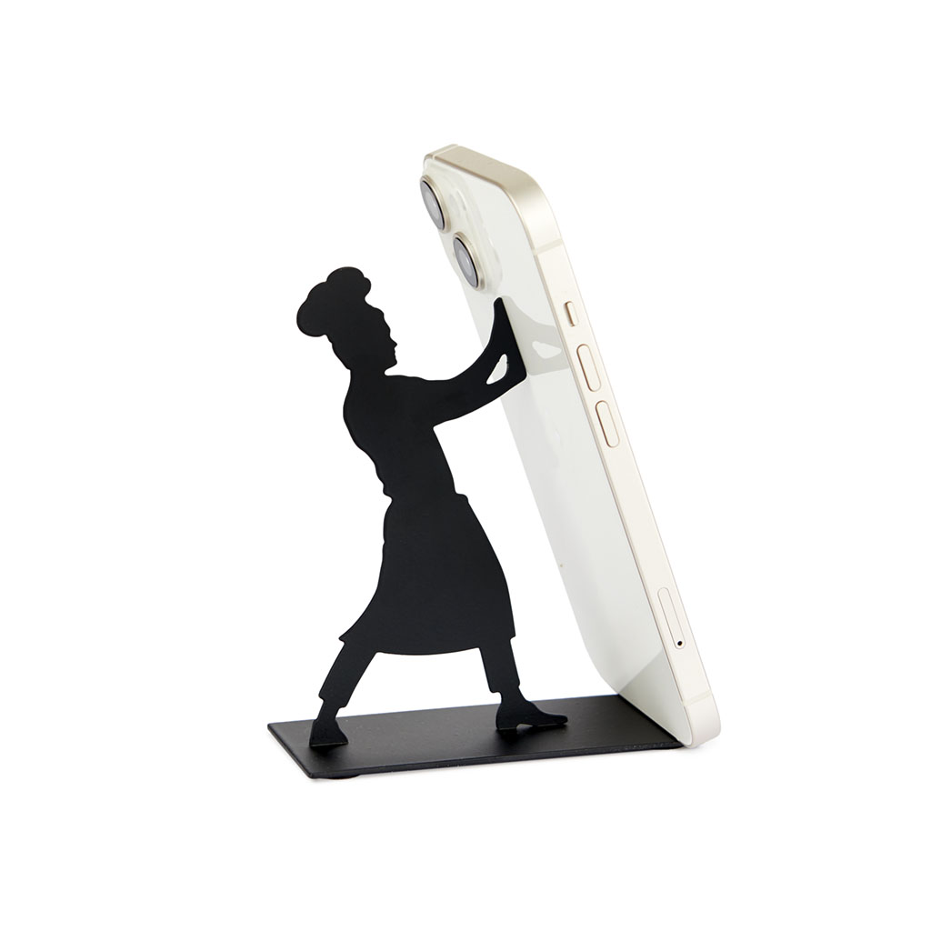 Smartphone holder,Wellington,black,metal