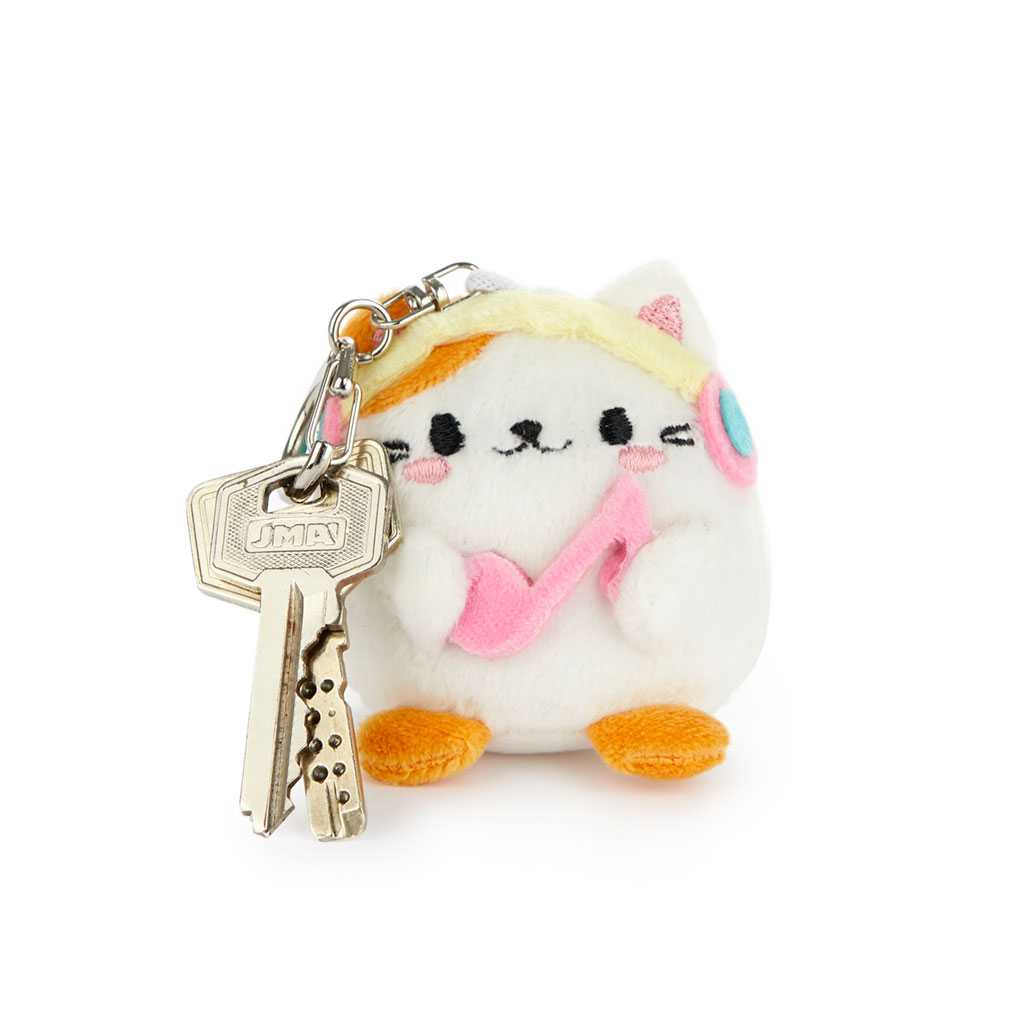 Keyring,Fluffy Kawaii,assorted,x12