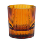 The Scout Lowball Glass - Set of 2 Amber