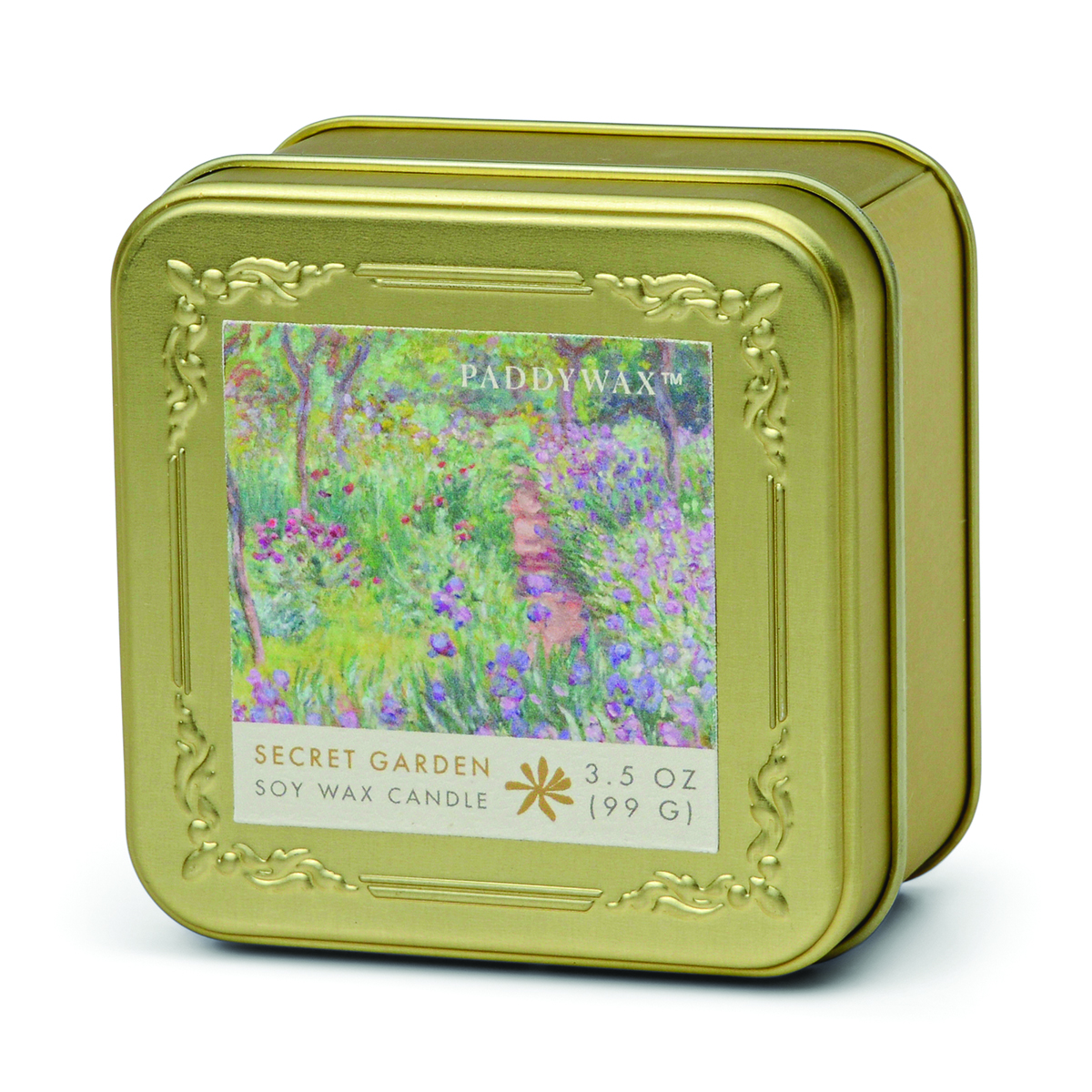 Impressionist 335oz/99g Tin Candle - Monet ' The Artist Garden of Giverny'