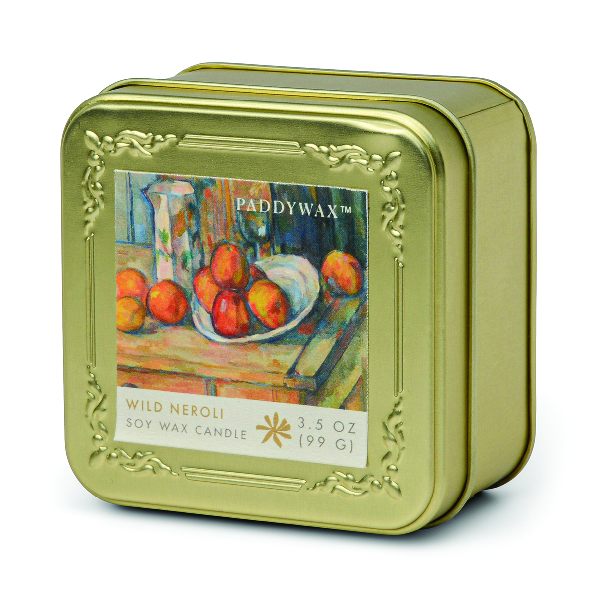 Impressionist 3.5oz/99g Tin Candle - Cezanne 'Still Life with Milk Jug & Fruit'