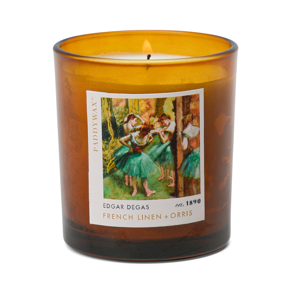 Impressionist 6oz/170g Glass Candle - Degas 'Dancers, Pink & Green'