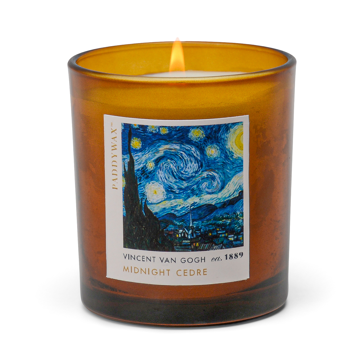 Impressionist 6oz/170g Glass Candle - Van Gogh ' The Starry Night'