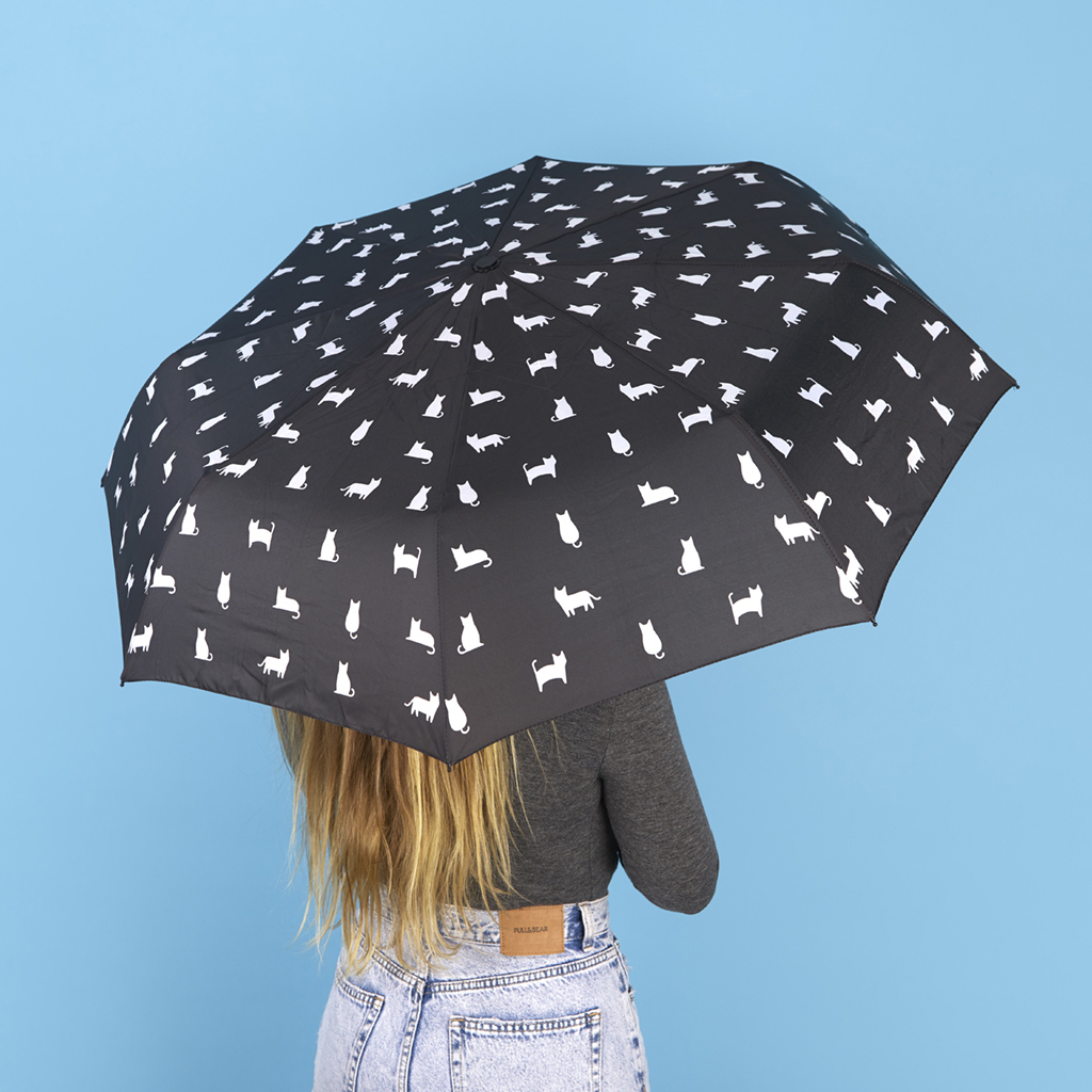 Umbrella,Meowmbrella,black,Neoprene sleeve,Nylon