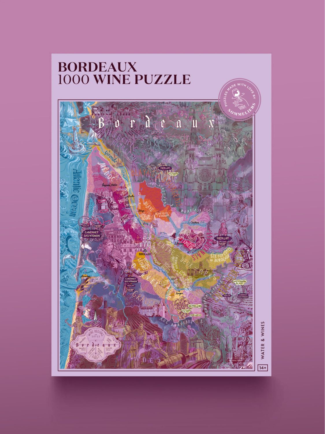 Wine puzzle - Bordeaux