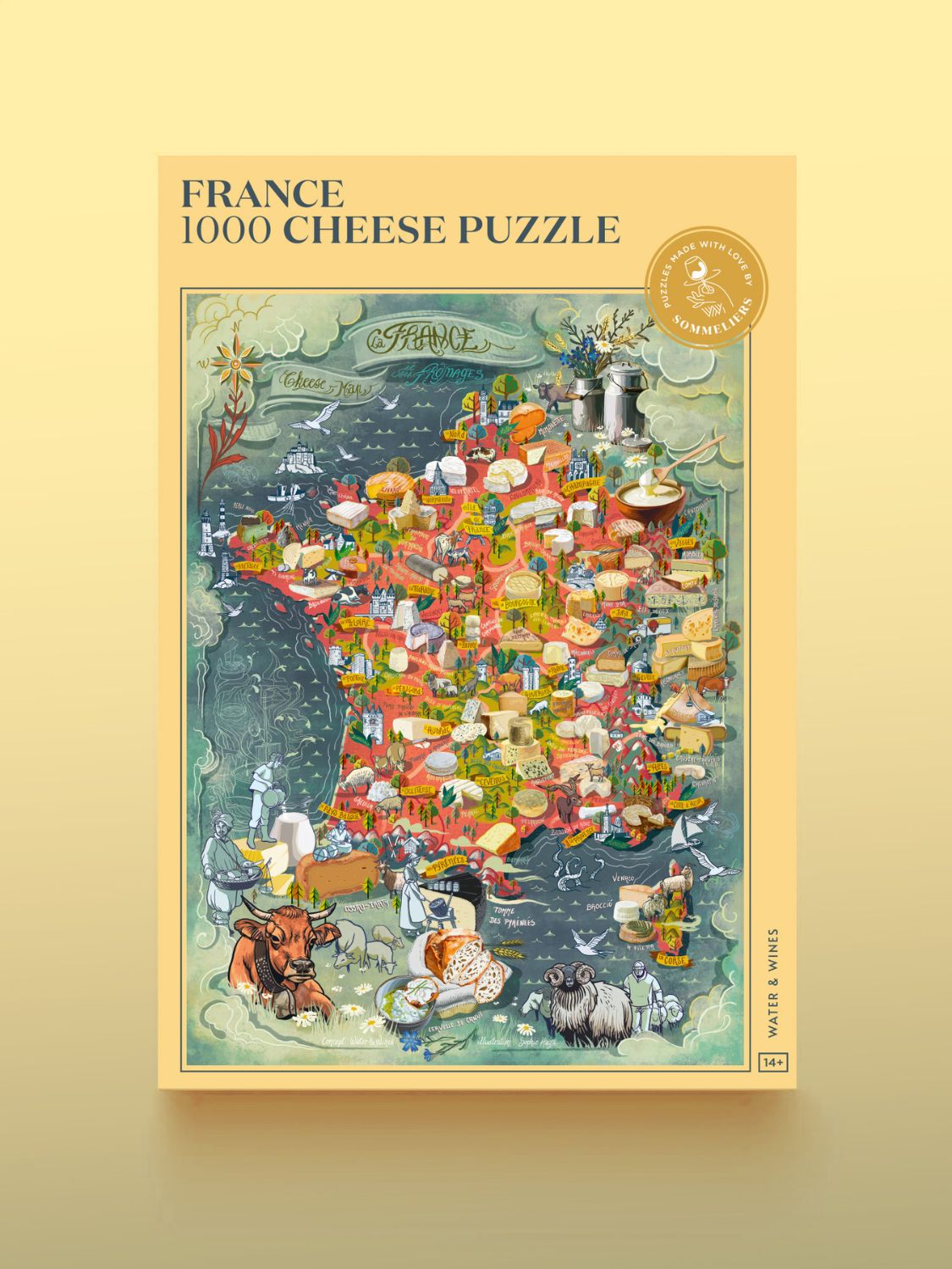 Cheese puzzle French Cheeses