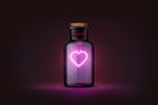 Ljus i Apoteksglas Love Potion