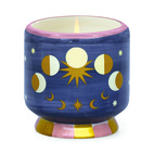 Adopo Moon Phases Ceramic Candle - Jasmine & Rose Boxed