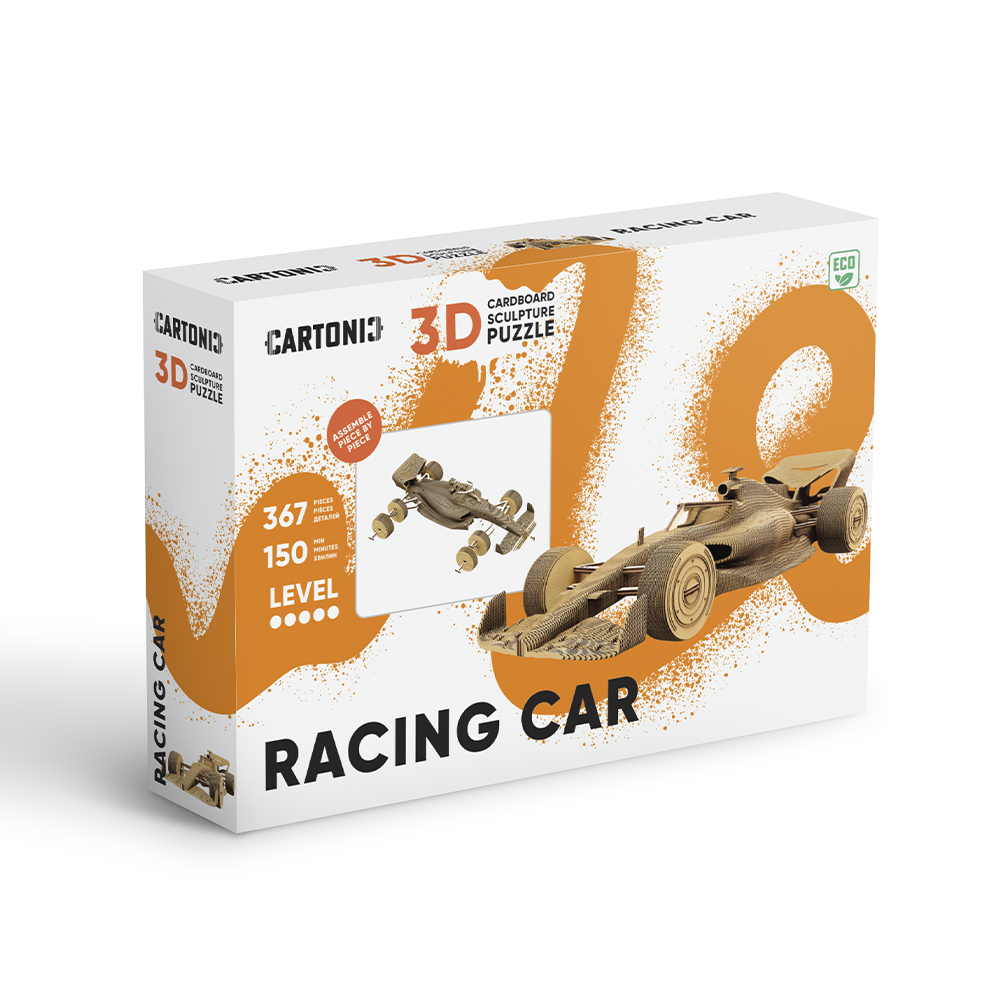 Cartonic 3D Puzzle RACING CAR