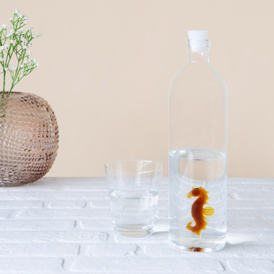 Bottle Atlantis, Seahorse 1.2l, Borosilicate glass