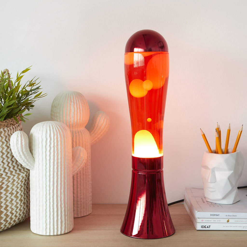 Lava Lamp, Magma, Red,