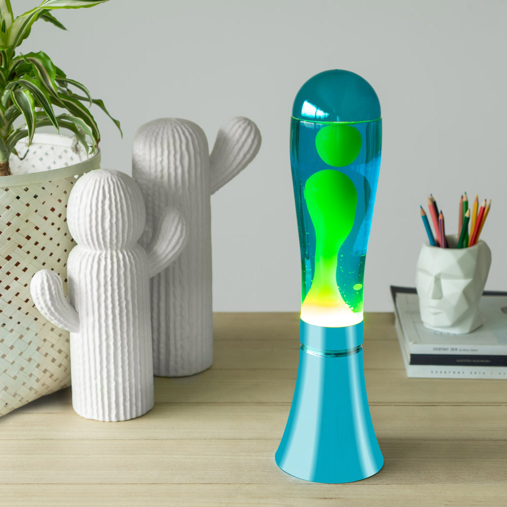 Lava Lamp, Magma, Blue/Lime