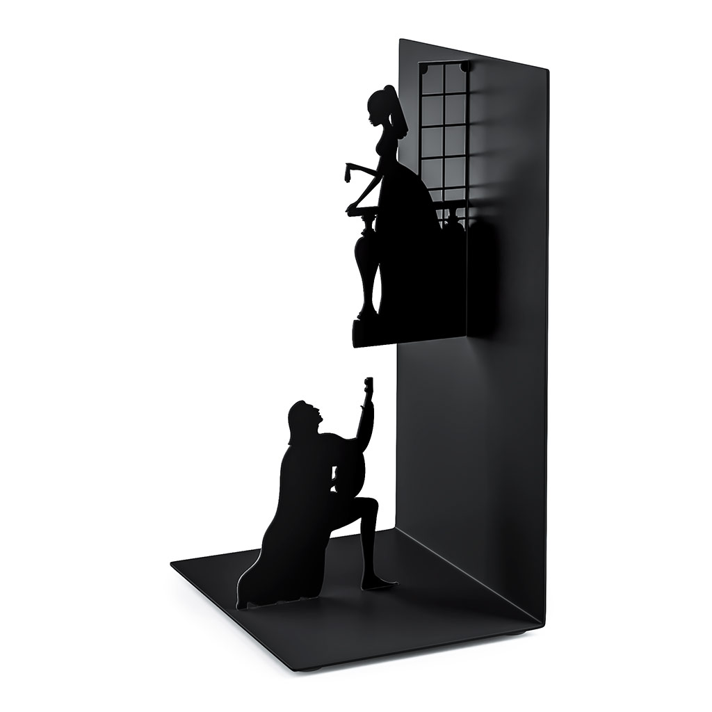 Bookend Romeo & Juliet black metal