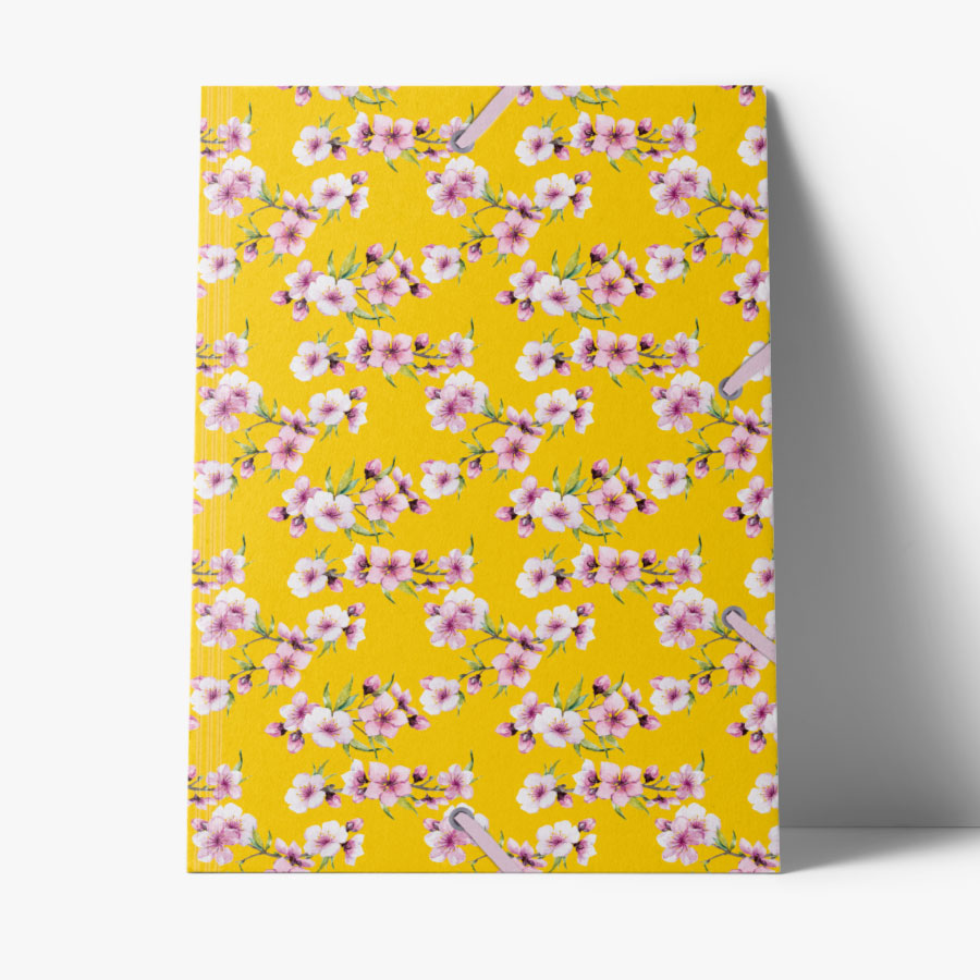 Folder de Luxe Cherry Blossom Yellow