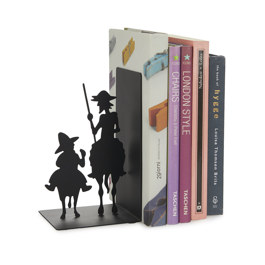 Bookend Don Quijote black metal