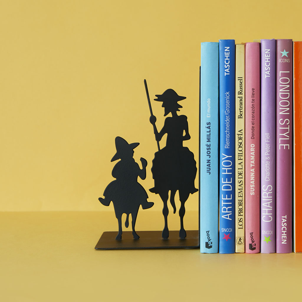 Bookend Don Quijote black metal