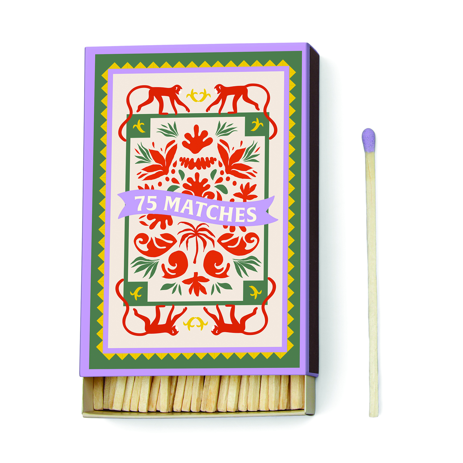 Adopo Boxed Matches "Jungle" set of 75 matches (9.6 CM)