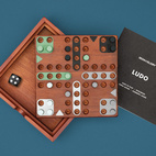 Wooden game Ludo