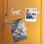 Wooden magnets Cats