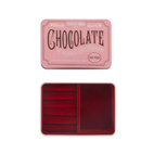 Jewelry Storage Chocolate Box, Pink Metal