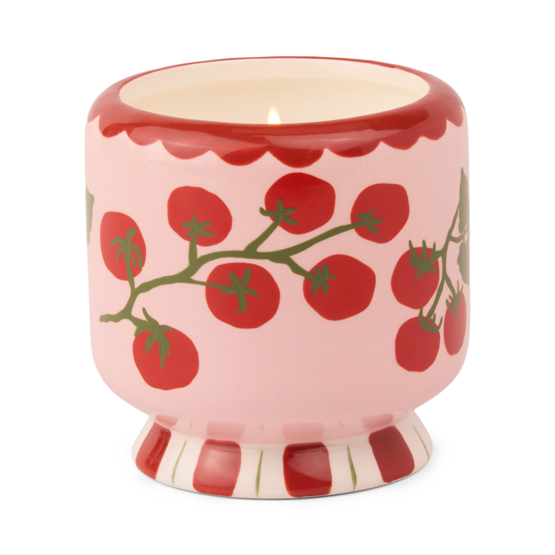 Adopo Tomato Vine Ceramic Candle - Heirloom Tomato