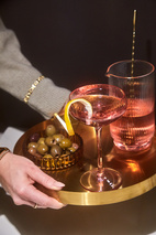 The Lou Coupe Glass - Set of 2 Blush