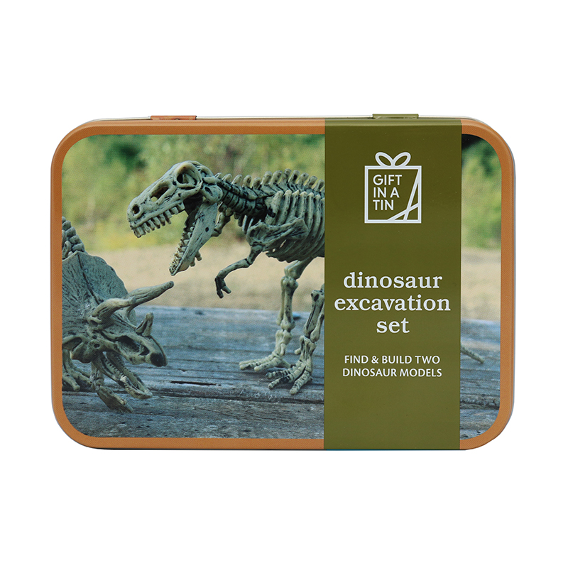 Gift in a Tin Dino Excavation