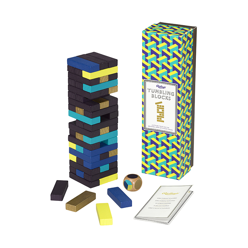 Tumbling Blocks with colours